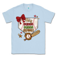 Dusty Blue hey bubba bubba swing Classic Tee - JahusDesignShop