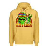 Antique Gold Gaylien LGBTQ Pride Premium Hoodie - BundleAndBundleShop