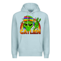 Blue Mist Gaylien LGBTQ Pride Premium Hoodie - BundleAndBundleShop