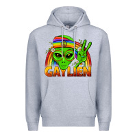 Heather Grey Gaylien LGBTQ Pride Premium Hoodie - BundleAndBundleShop