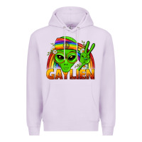 Lilac Gaylien LGBTQ Pride Premium Hoodie - BundleAndBundleShop