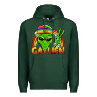Sports Green Gaylien LGBTQ Pride Premium Hoodie - BundleAndBundleShop