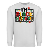 Dove Grey i'm black history Premium Sweatshirt - MaliasSmallBusiness