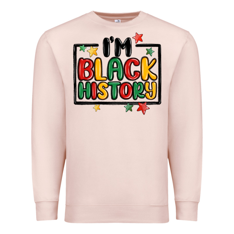 I'm Black History Premium Sweatshirt by MaliasSmallBusiness | Teevron