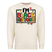 Sandshell i'm black history Premium Sweatshirt - MaliasSmallBusiness