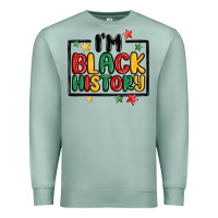 Seafoam i'm black history Premium Sweatshirt - MaliasSmallBusiness
