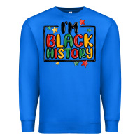 True Royal i'm black history Premium Sweatshirt - MaliasSmallBusiness