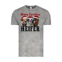 Cloud Rock merry christmas heifer Vintage Tee - RanaPortraitStore