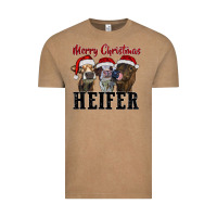 Vintage Coffee merry christmas heifer Vintage Tee - RanaPortraitStore