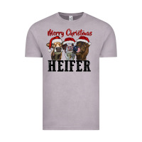 Vintage Zinc merry christmas heifer Vintage Tee - RanaPortraitStore