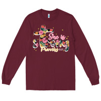 Burgundy she is strong proverbs 31 25 Long Sleeve Tee - JahusDesignShop