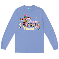 Colony Blue she is strong proverbs 31 25 Long Sleeve Tee - JahusDesignShop