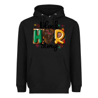 Black black story Heavyweight Hoodie - MaliasSmallBusiness