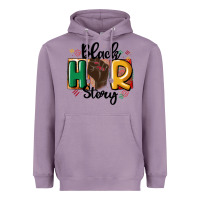 Lavender black story Heavyweight Hoodie - MaliasSmallBusiness