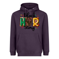 Plum black story Heavyweight Hoodie - MaliasSmallBusiness