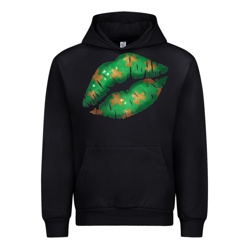 St. Patricks Day Green Lips Urban Hoodie by Bettercallsaul | Teevron
