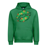 Emerald St. Patricks Day Green Lips Urban Hoodie - Bettercallsaul