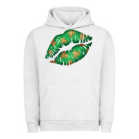 Pigment Lunar Rock St. Patricks Day Green Lips Urban Hoodie - Bettercallsaul