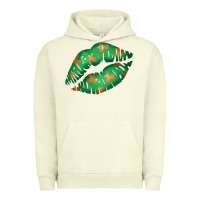 Pigment Pistachio St. Patricks Day Green Lips Urban Hoodie - Bettercallsaul
