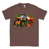 Chestnut fall tractor with pumpkin Classic Tee - AdoDesignShop