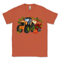 Copper fall tractor with pumpkin Classic Tee - AdoDesignShop