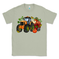 Matcha fall tractor with pumpkin Classic Tee - AdoDesignShop