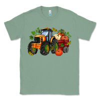 Sage fall tractor with pumpkin Classic Tee - AdoDesignShop