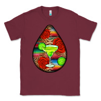 Burgundy mexican teardrop  4 Classic Tee - BundleAndBundleShop