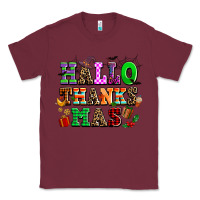 Burgundy hallothanksmas Classic Tee - AdoDesignShop