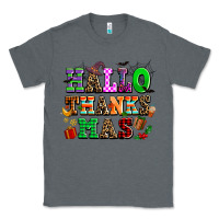 Charcoal Heather hallothanksmas Classic Tee - AdoDesignShop