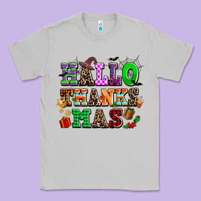 Hallothanksmas Classic Tee Designed By Adodesignshop