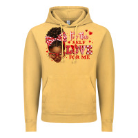 Vintage Mustard sorority colors red and white it's the self love f Vintage Hoodie - texasbilliewilder