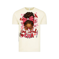 Vintage Arctic one loved cna afro messy bun Vintage Tee - texasbilliewilder