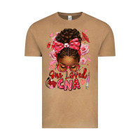 Vintage Camel one loved cna afro messy bun Vintage Tee - texasbilliewilder