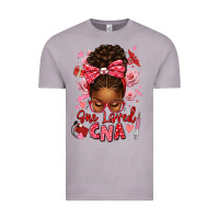 Vintage Zinc one loved cna afro messy bun Vintage Tee - texasbilliewilder