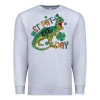 Heather Grey st patrex day Premium Sweatshirt - MaliasSmallBusiness
