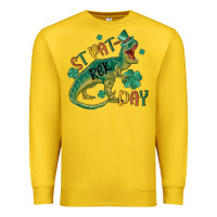 Lemon st patrex day Premium Sweatshirt - MaliasSmallBusiness