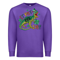 Purple st patrex day Premium Sweatshirt - MaliasSmallBusiness