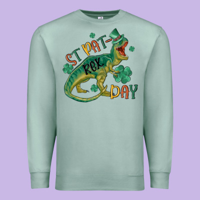 St Patrex Day Premium Sweatshirt Designed By Maliassmallbusiness