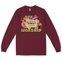 Burgundy made to worship Long Sleeve Tee - JahusDesignShop