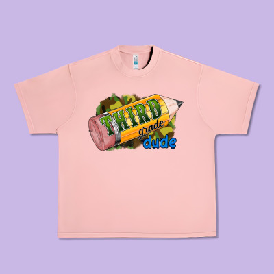 Third Grade Dude Urban Heavy Tee Designed By Ranaportraitstore