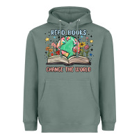 Sage book lover Heavyweight Hoodie - MaliasSmallBusiness