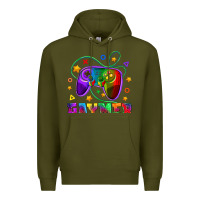 Army Green Western Gaymer Premium Hoodie - BundleAndBundleShop