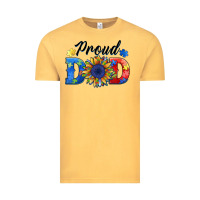 Vintage Mustard proud dad autism Vintage Tee - BarkalooDesign