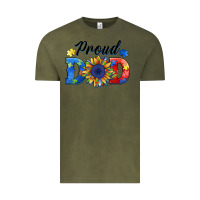 Vintage Olive proud dad autism Vintage Tee - BarkalooDesign