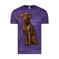 Cloud Purple labrador retriever Vintage Tee - RanaPortraitStore