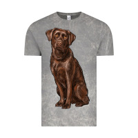 Cloud Rock labrador retriever Vintage Tee - RanaPortraitStore