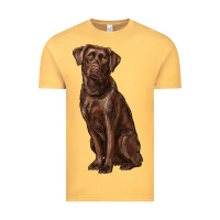 Vintage Mustard labrador retriever Vintage Tee - RanaPortraitStore