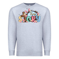 Heather Grey true story easter Premium Sweatshirt - MaliasSmallBusiness