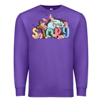 Purple true story easter Premium Sweatshirt - MaliasSmallBusiness